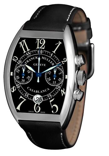 FRANCK MULLER 8885 C CC DT Black Dial Casablanca Chronograph Replica Watch